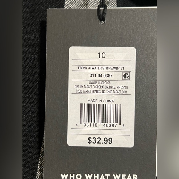 Striped Who What Wear Pants - Picture 5 of 5